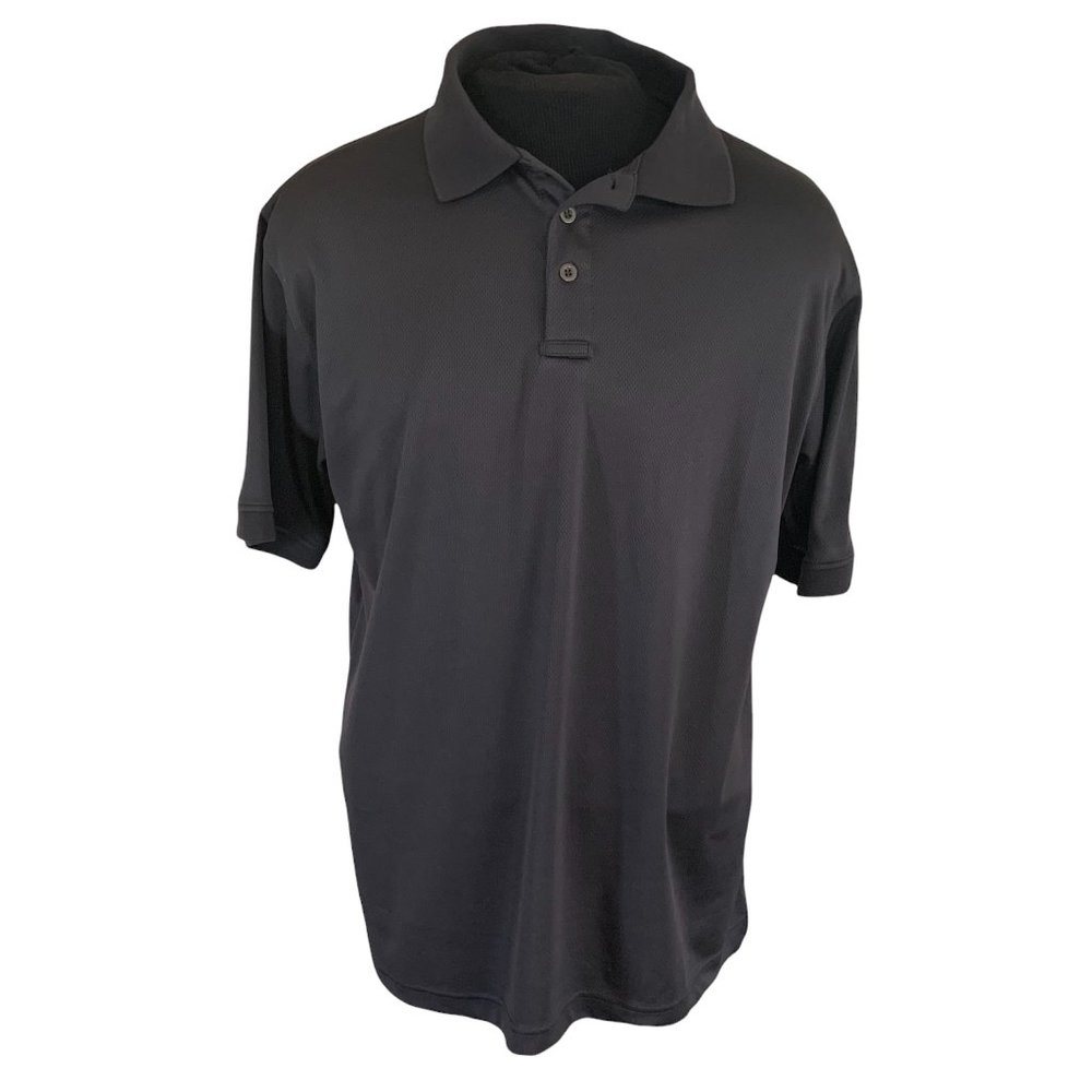 3 LA Police Gear Men's Core Polo Large Charcoal (3 total for one price)
